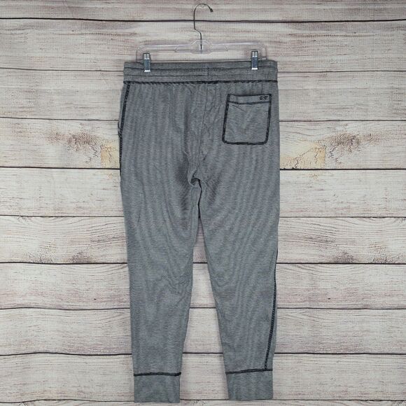Vineyard Vines Feeder Striped Knit Lightweight Lounge Comfort Joggers Small - Picture 5 of 9